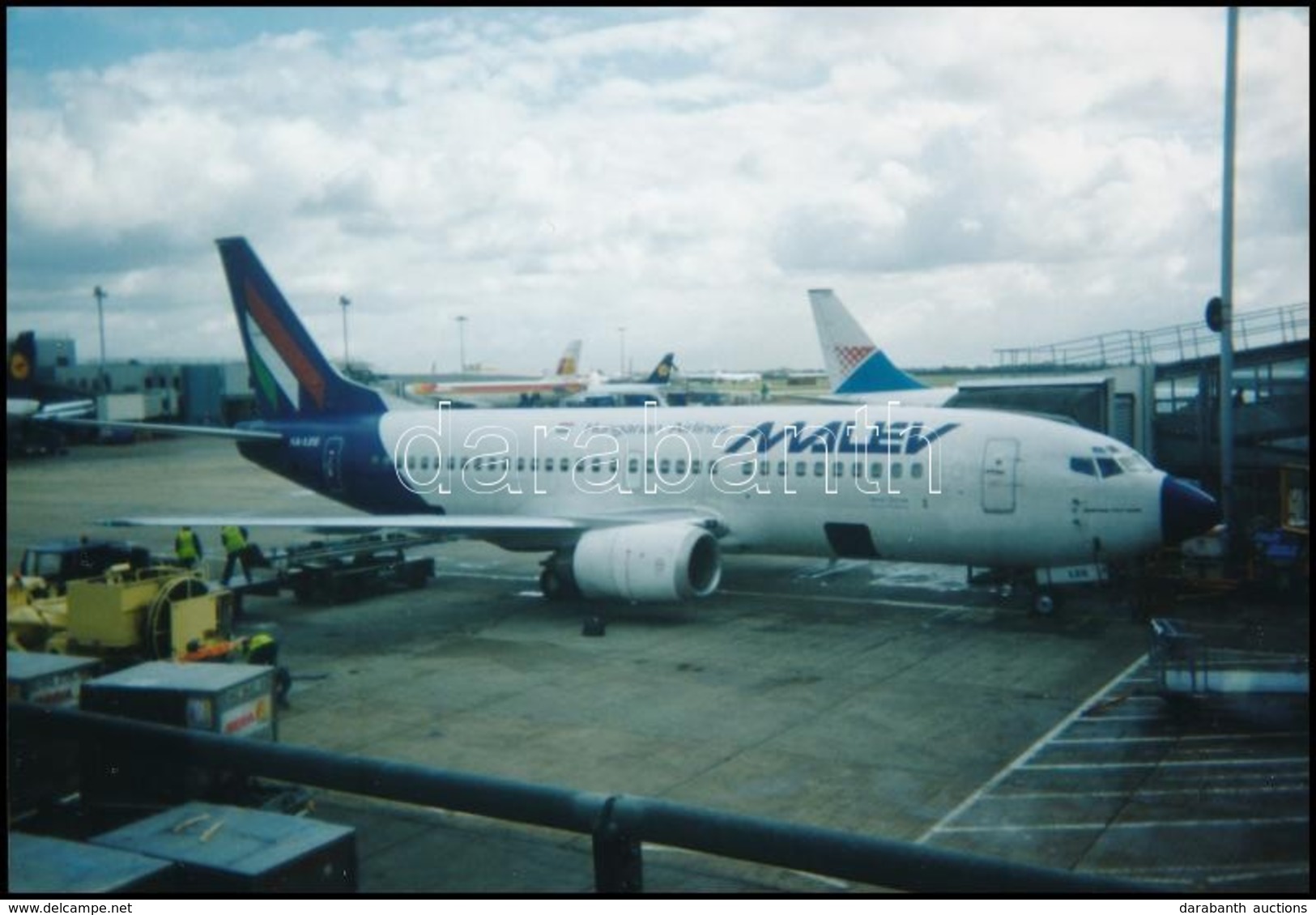 MALÉV HA-LEG - Boeing 737-3Y0 Típusú Repülőgép, 8,5×12,5 Cm - Altri & Non Classificati