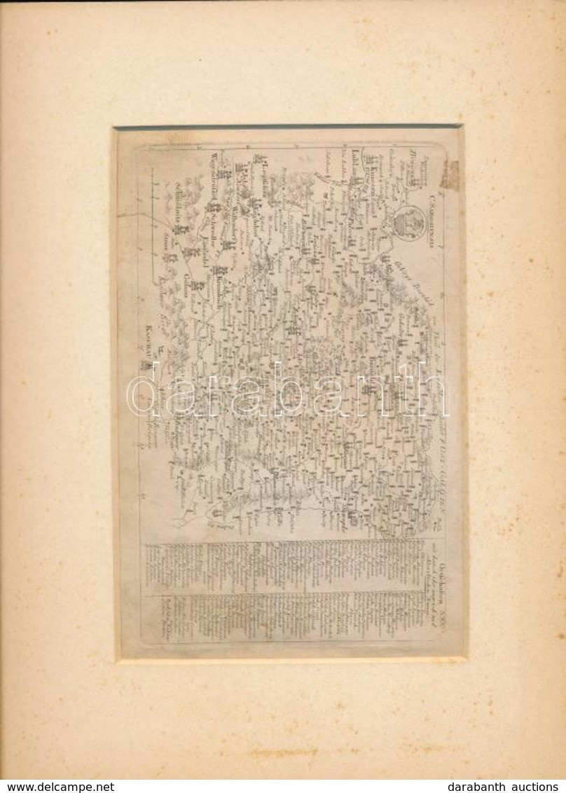 1804 Sáros Vármegye Térképe. C(omitatus) Sarosiensis. XXXVI. In: [Korabinszky János Mátyás]: Korabinsky, Johann Matthias - Altri & Non Classificati