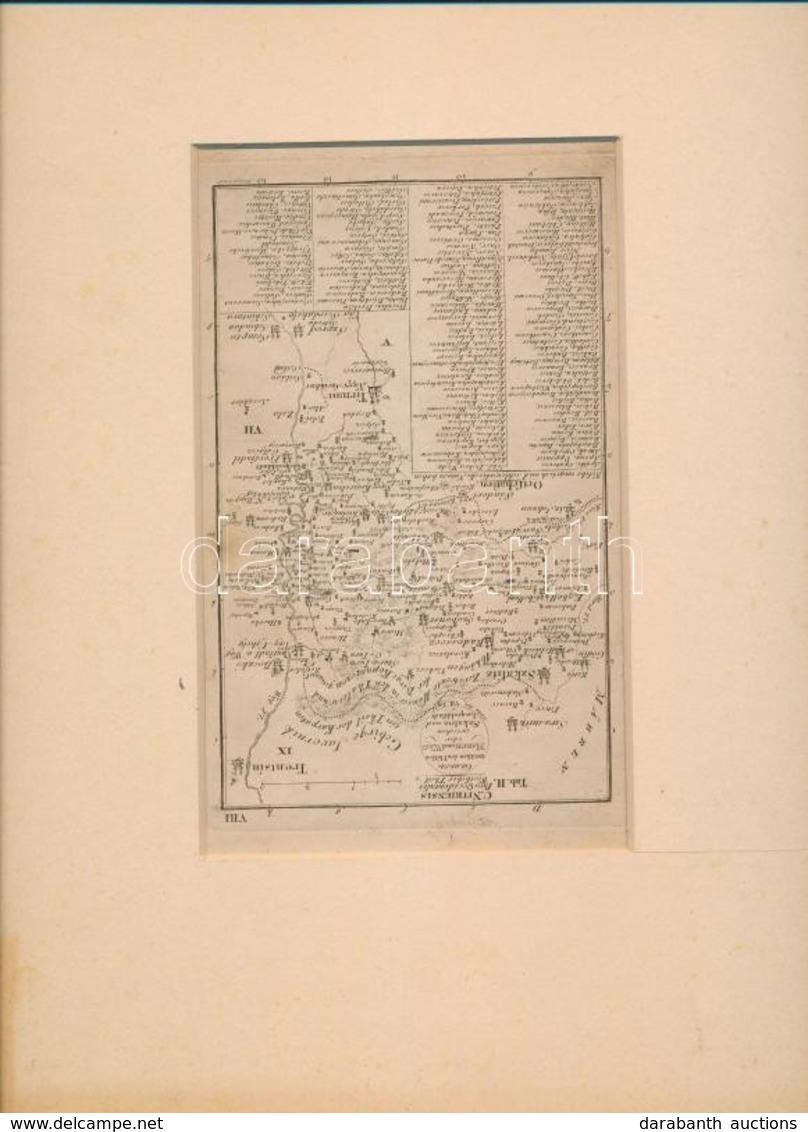 1804 Berken János (1765 Kr.-1822): Nyitra Vármegye Térképe. C(omitatus) Nitriensis. Pars Occidentalis Westlicher Theil.  - Altri & Non Classificati