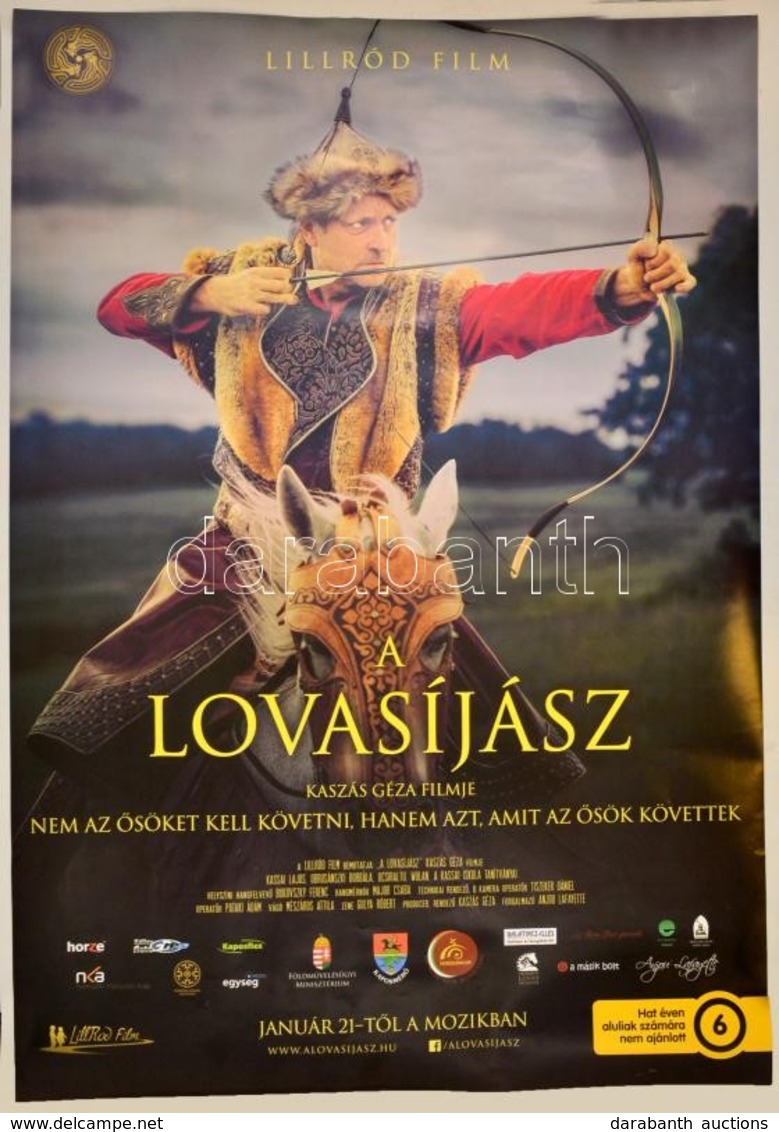 A Lovasíjász, Filmplakát, Feltekerve, 98×68 Cm - Altri & Non Classificati