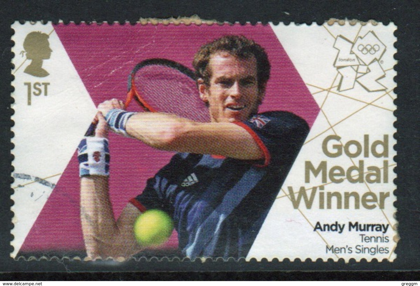 Great Britain 2012 Olympics Gold Medal Winners For Tennis Fine Used. - Used Stamps