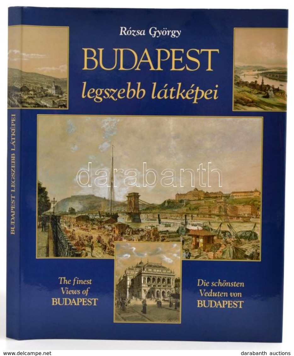 Rózsa György: Budapest Legszebb Látképei. Bp.,én., HG &Társa. Kiadói Kartonált Kötés, Kiadói Papír Védőborítóval, Jó áll - Non Classificati