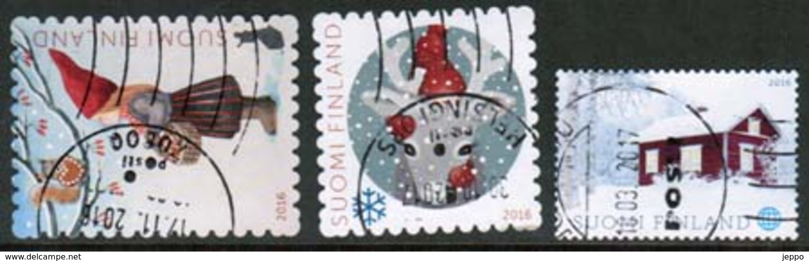 2016 Finland, Christmas,  Set Used. - Used Stamps