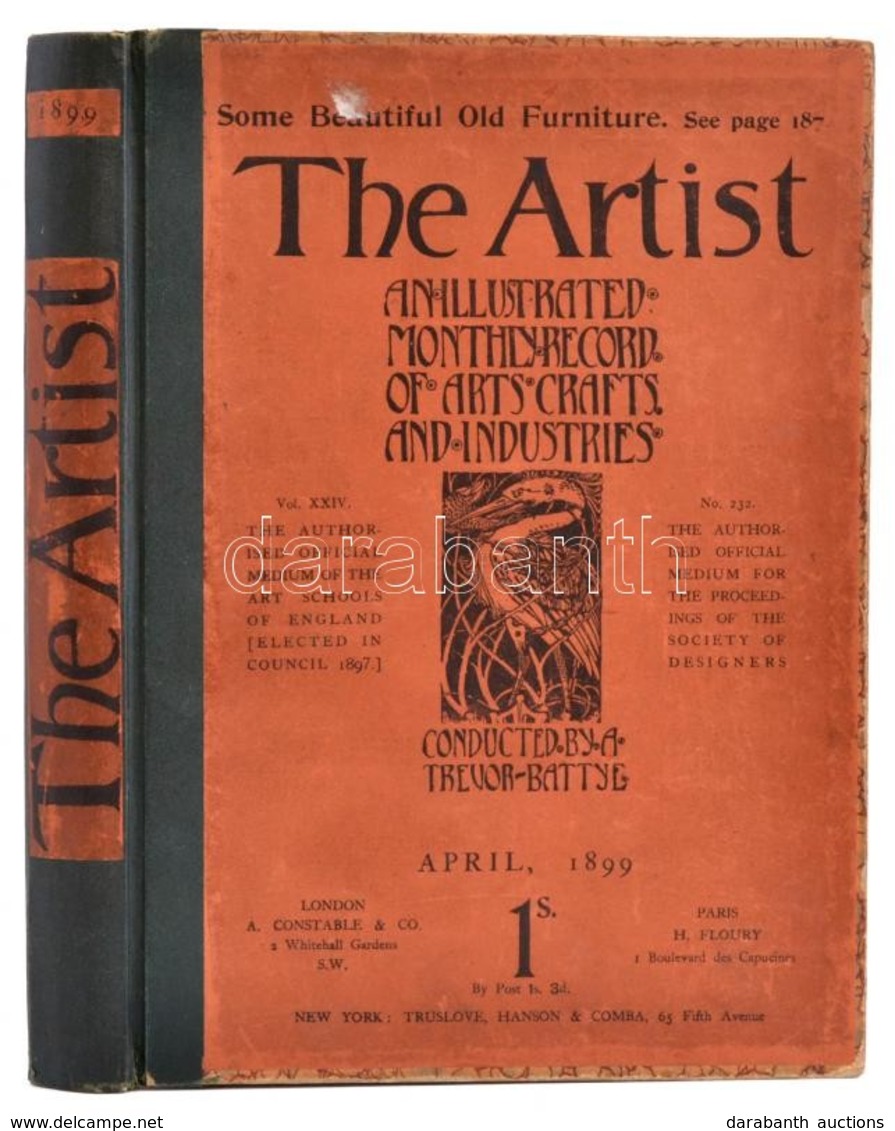 1899 The Artist. An Illustrated Monthly Record Of Arts, Craft And Industries. Vol. XXIV. No. 232. 1899. Ápr. Szerk.: Aub - Non Classificati