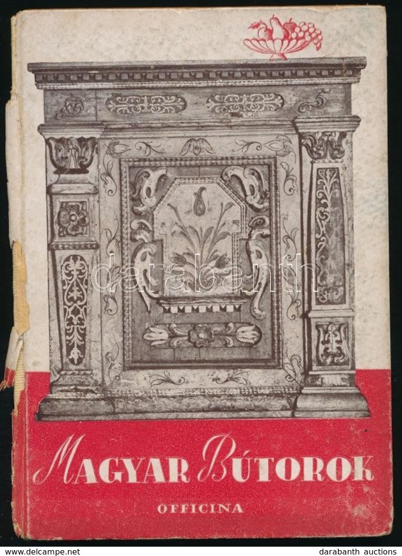 Bárányné Oberschall Magda: Magyar Bútorok. Officina Képeskönyvek. Bp.,1941, Officina, 30+2 P.+32 T.+2 P. (Fekete-fehér F - Non Classificati