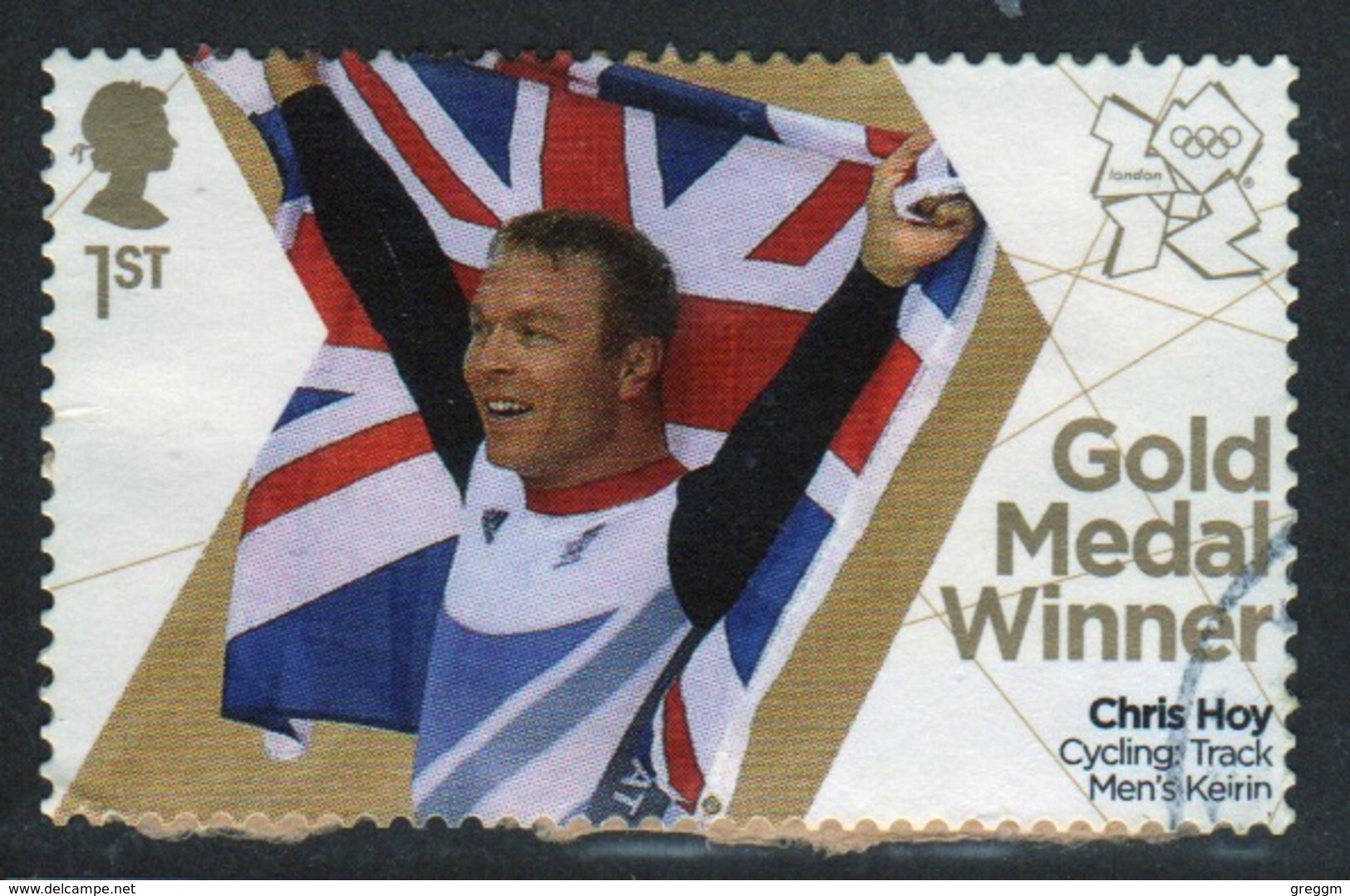 Great Britain 2012 Olympics Gold Medal Winners For Cycling Fine Used. - Used Stamps