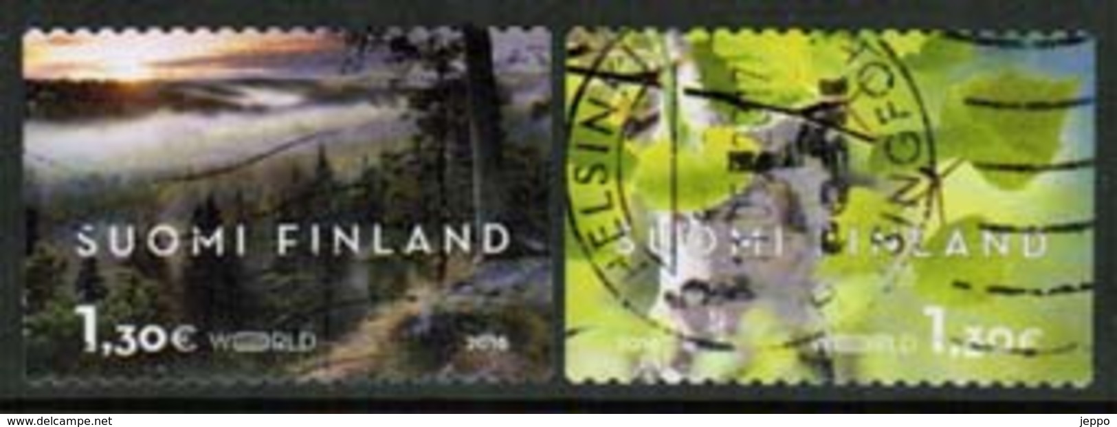 2016 Finland, Visiting Card From Finland Used Set. - Used Stamps