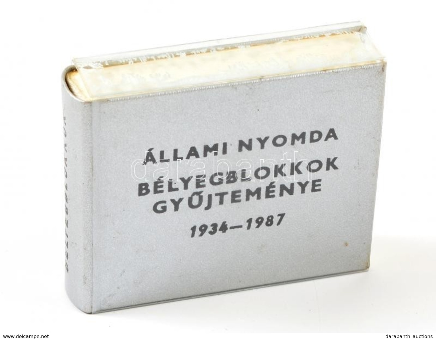 Állami Nyomda, Bélyegblokkok Gyűjteménye 1934-1987. Kiadói Műbőr Kötés, Jó állapotban. - Non Classificati