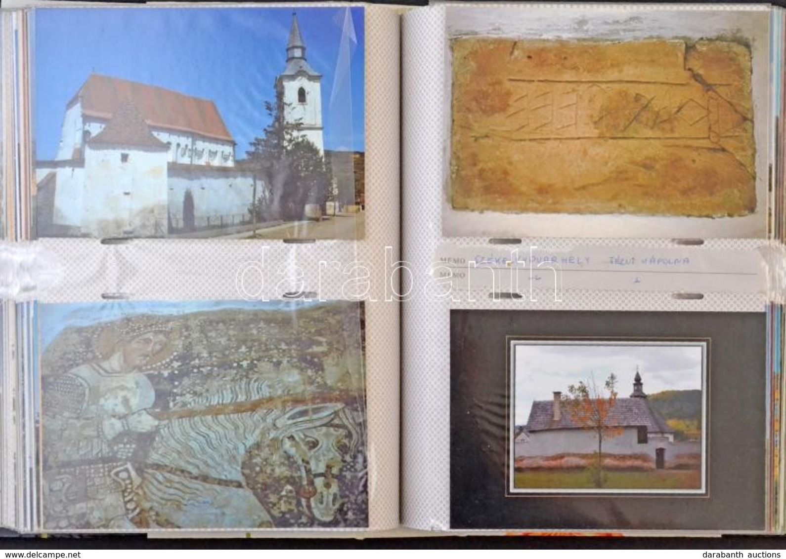 ** * Kb. 200 Db MODERN Kárpát-medencei Képeslap Templomokkal Albumban / Cca. 200 Modern Church Postcards From The Carpat - Non Classificati