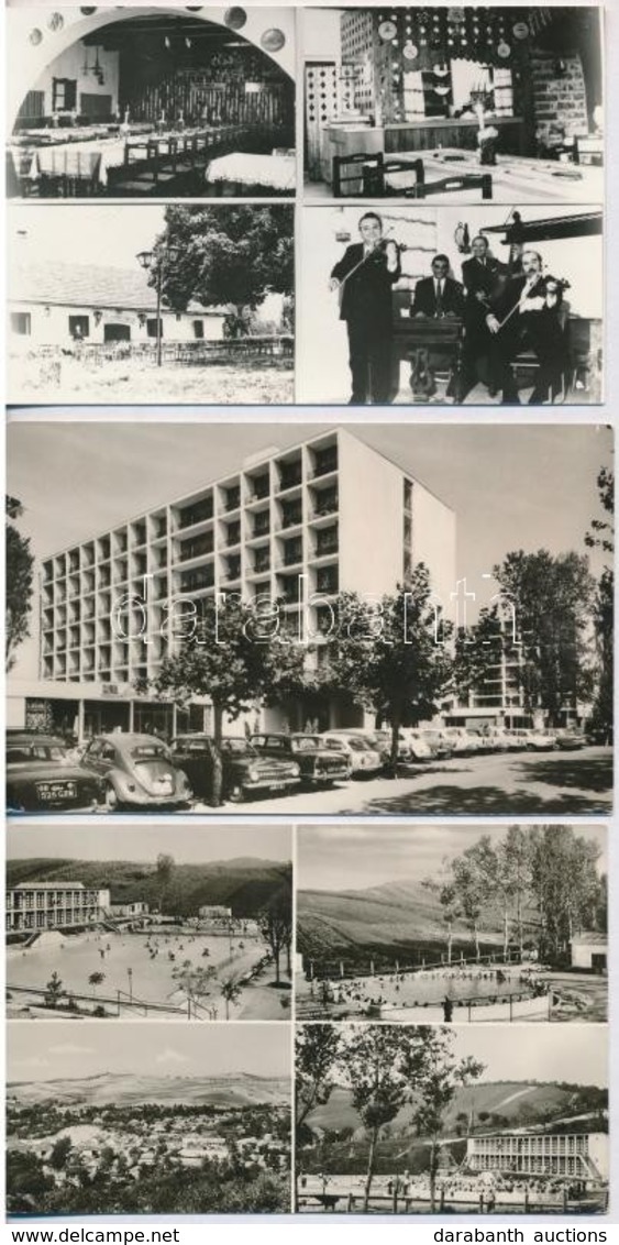 ** * 51 Db MODERN Magyar Fekete-fehér Városképes Lap / 51 Modern Black And White Hungarian Town-view Postcards - Zonder Classificatie