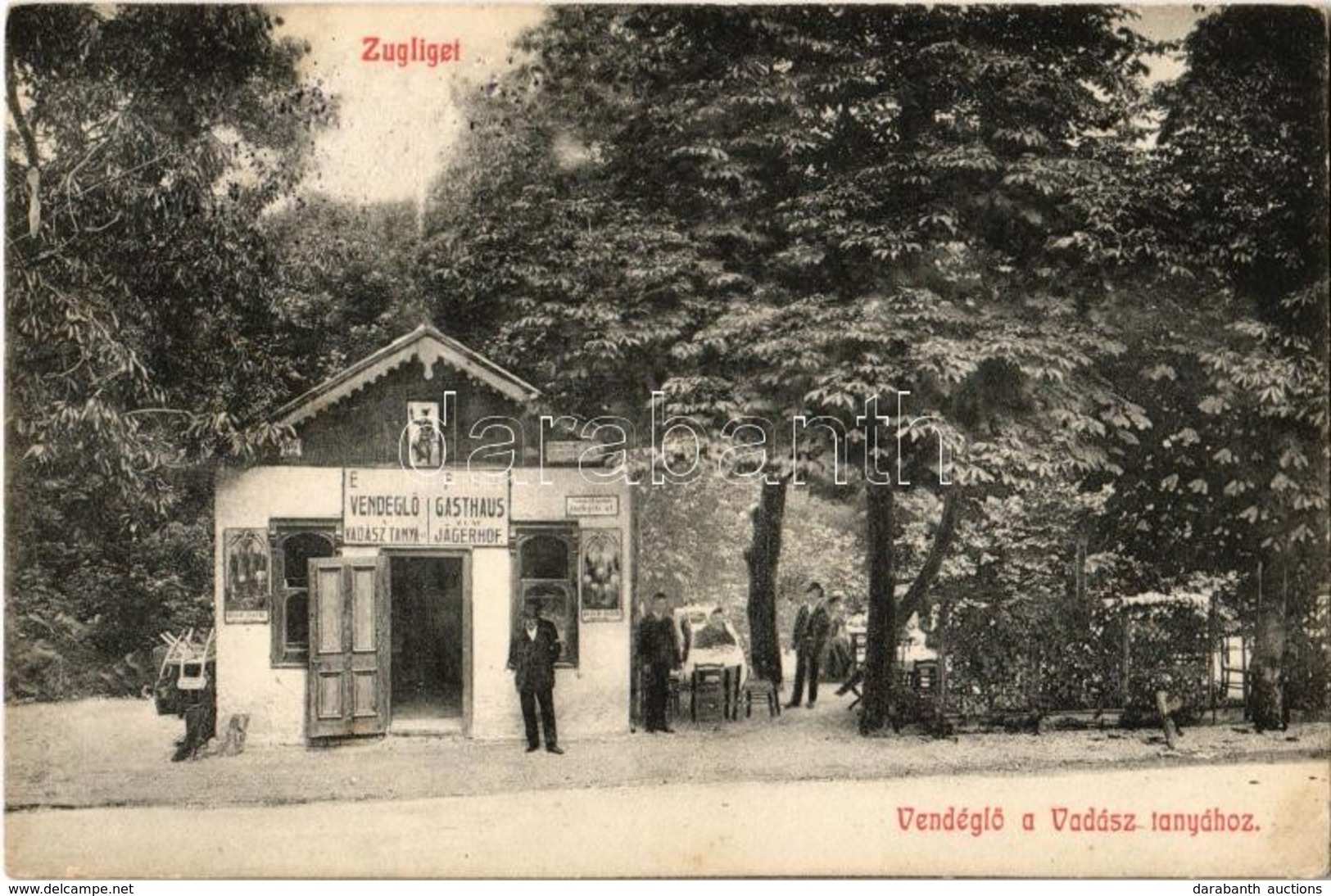 T2 1921 Budapest XII. Zugliget, Engelhardt Ferenc Vendéglő A Vadász Tanyához - Ohne Zuordnung