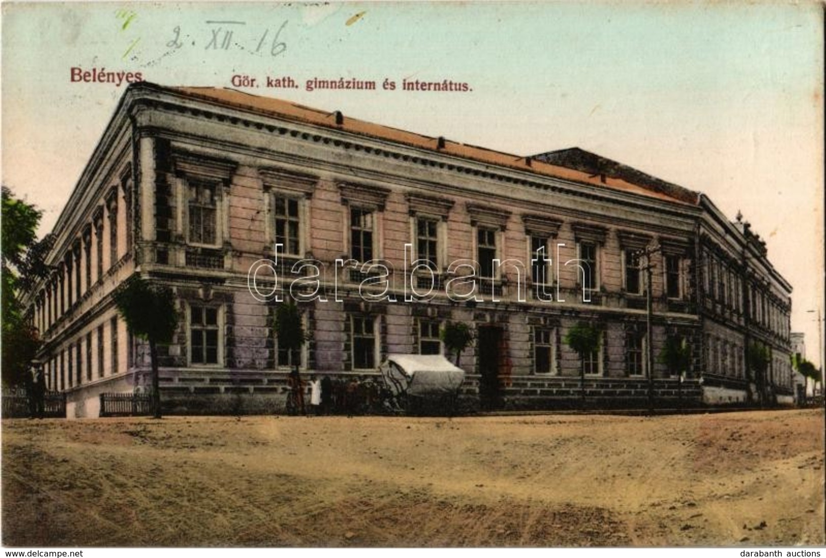 T2/T3 1916 Belényes, Beius; Görögkatolikus Gimnázium és Internátus / Greek Catholic High School And Boarding School (EK) - Non Classificati