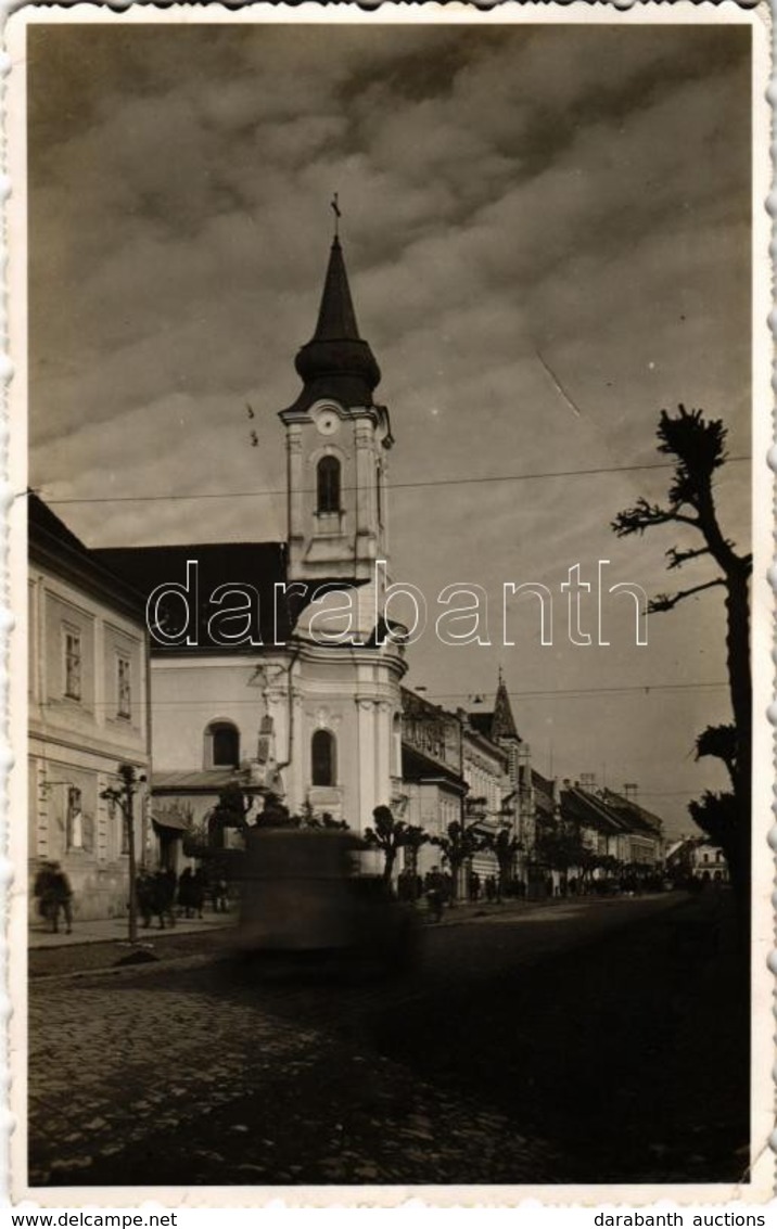 T2/T3 1943 Beszterce, Bistritz, Bistrita; Római Katolikus Templom / Church. Foto Kuales Photo (EK) - Non Classificati