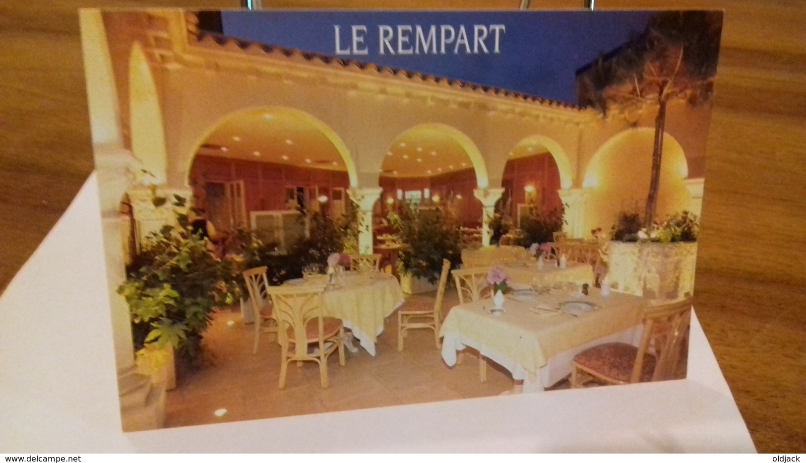 TOURNUS -(71) Carte PUB D'hotel Restaurant. "Le Rempart" (27062019) - Other & Unclassified