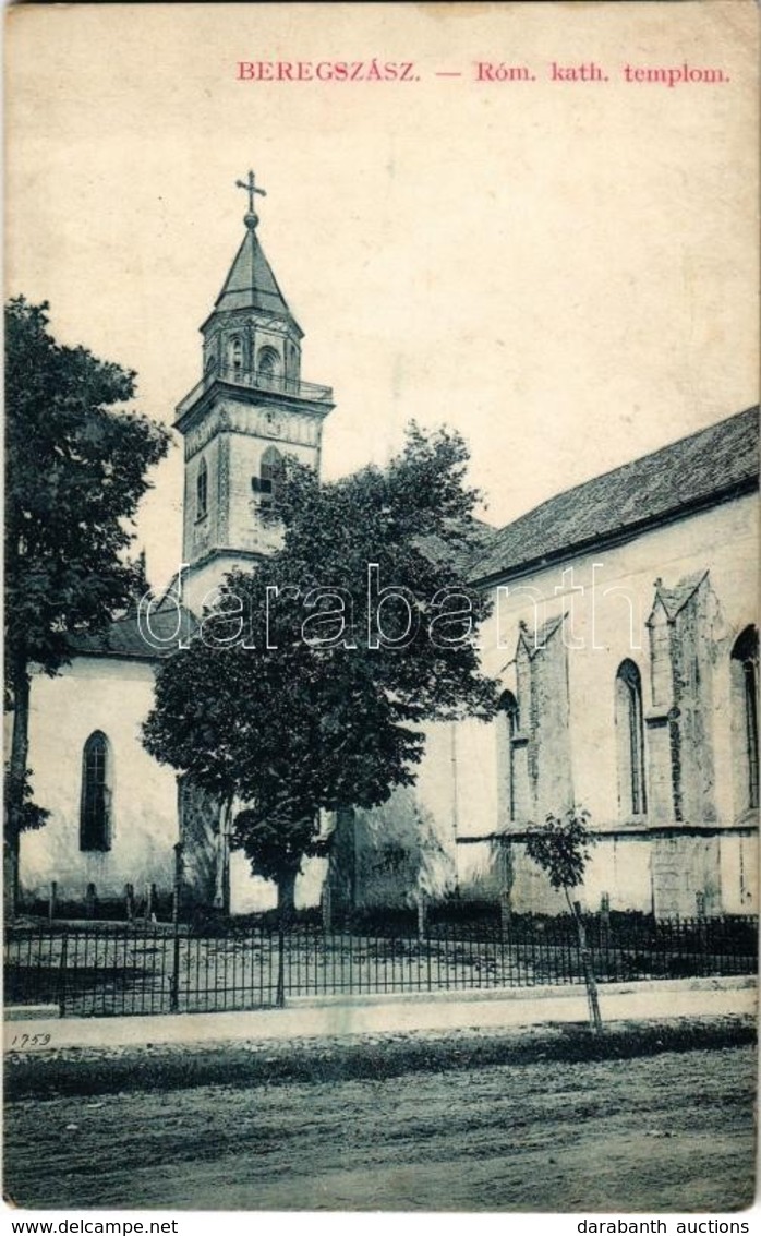 T3 1913 Beregszász, Berehove; Római Katolikus Templom. W. L. Bp. 1934. Kiadja Auer K. és Kovács K. / Catholic Church (r) - Non Classificati