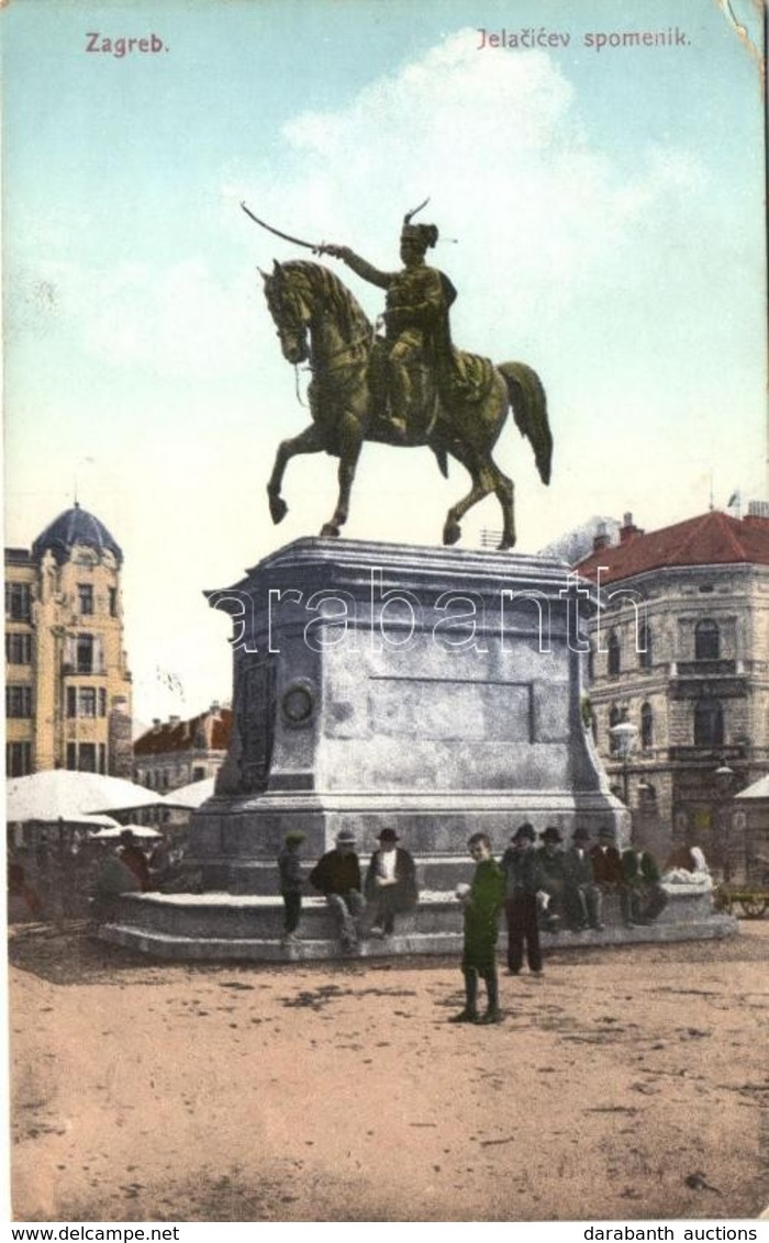 T2/T3 Zagreb, Jelacicev Spomenik / Statue (EK) - Non Classificati