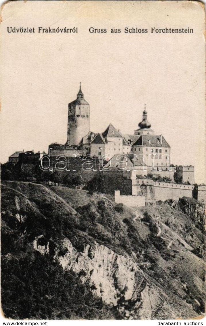 ** T2/T3 Fraknó, Forchtenstein, Frochtenau; Vár / Schloss / Castle (EB) - Non Classificati