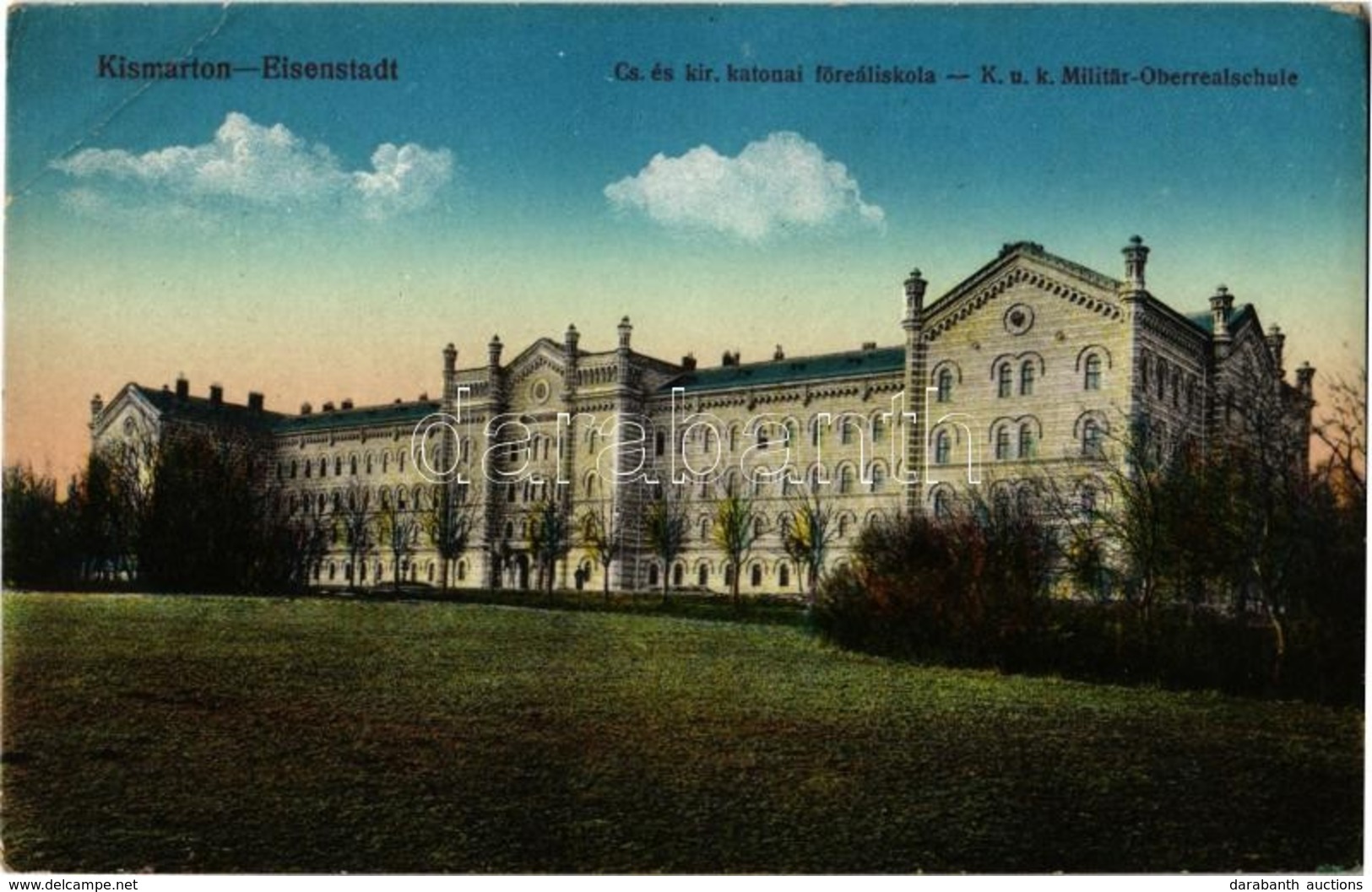 ** T2/T3 Kismarton, Eisenstadt; Cs. és Kir. Katonai Főreáliskola / Military School / K.u.K. Militär Oberrealschule  (EB) - Non Classificati