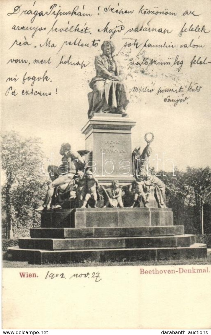 * T1/T2 Vienna, Wien; Beethoven Denkmal / Monument - Ohne Zuordnung