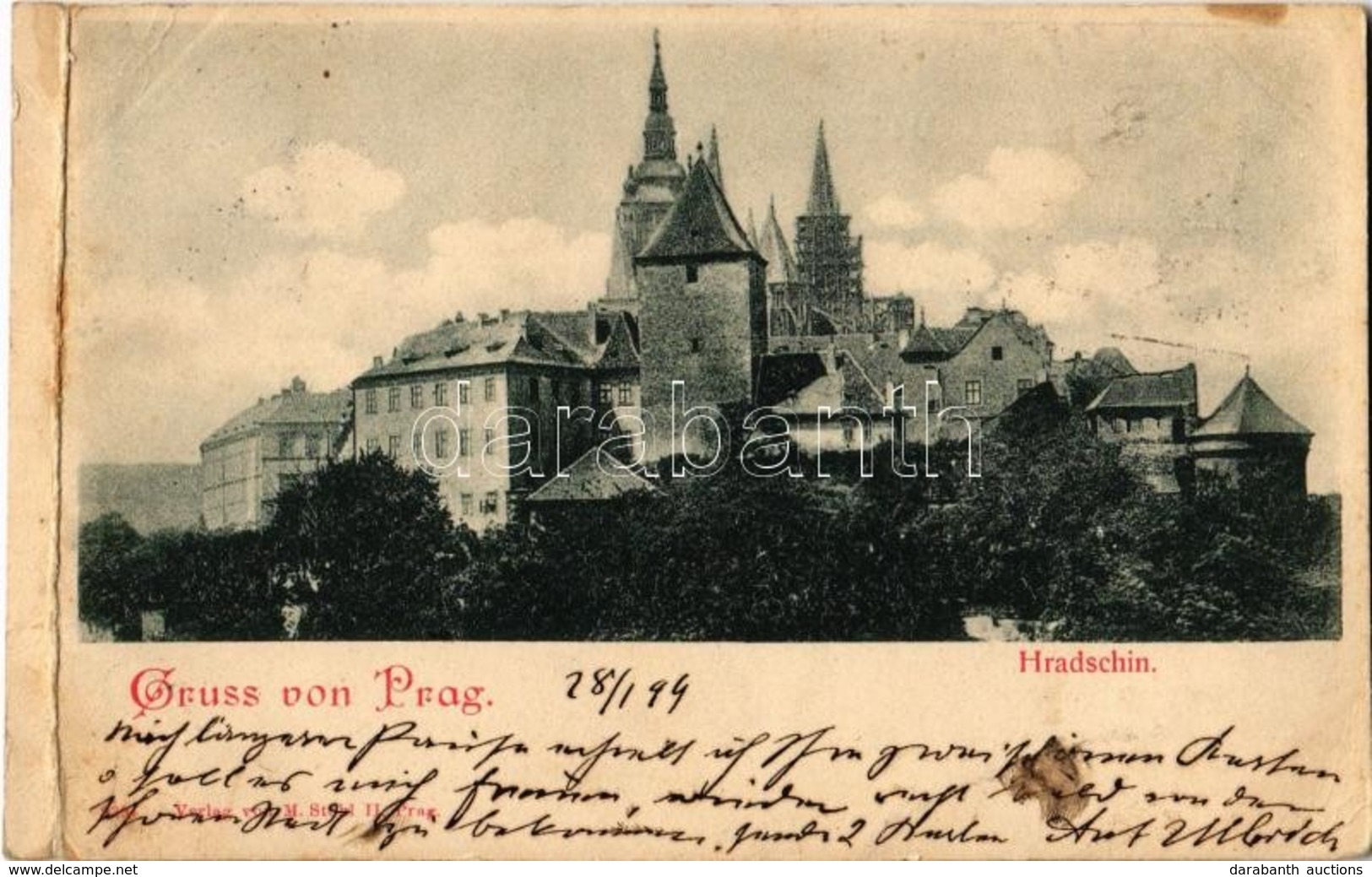 T3 1899 Praha, Prag, Prága; Hradschin / Castle (fa) - Non Classificati