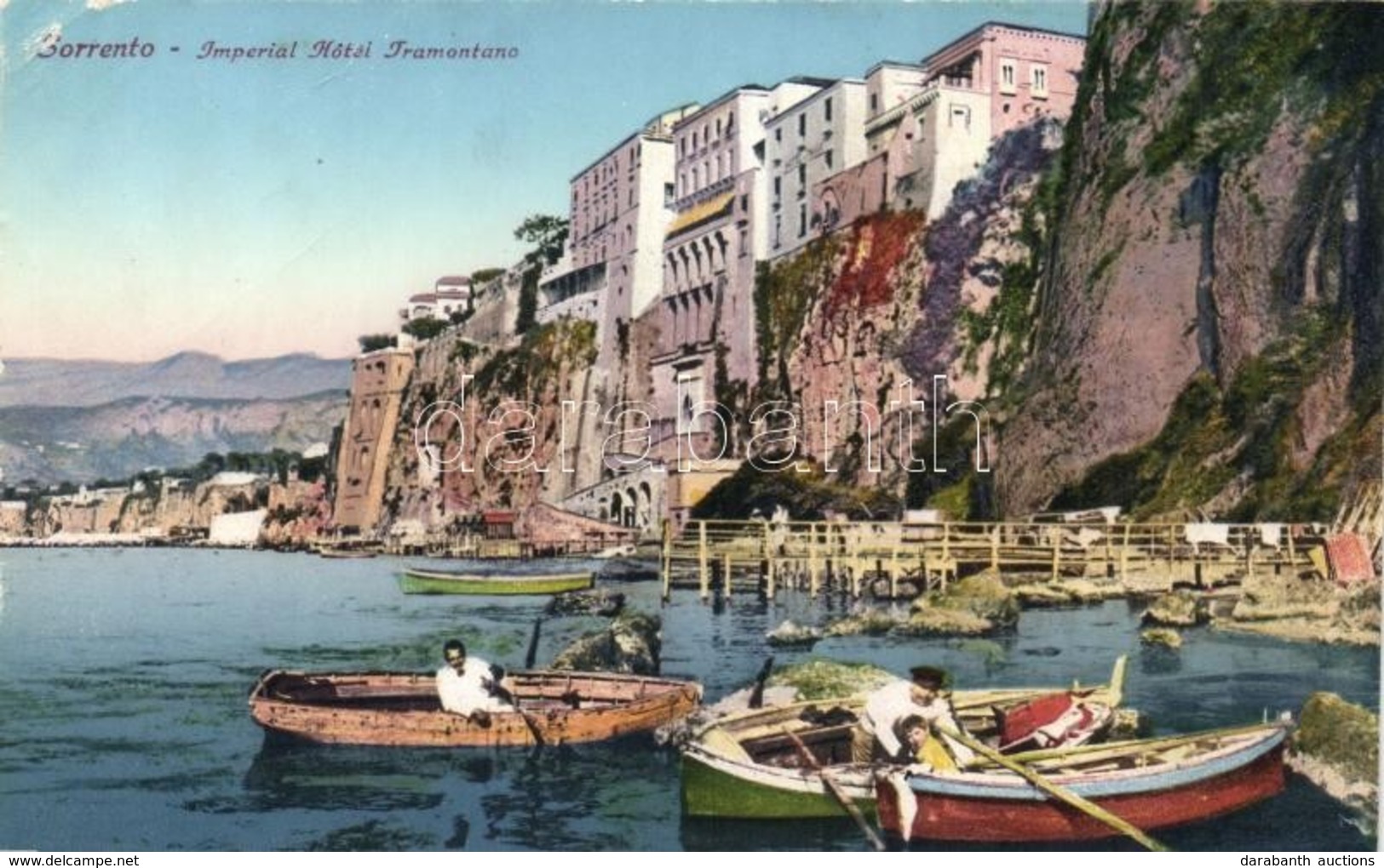 ** T2/T3 Sorrento, Imperial Hotel Tramontano, Boats (EK) - Non Classificati