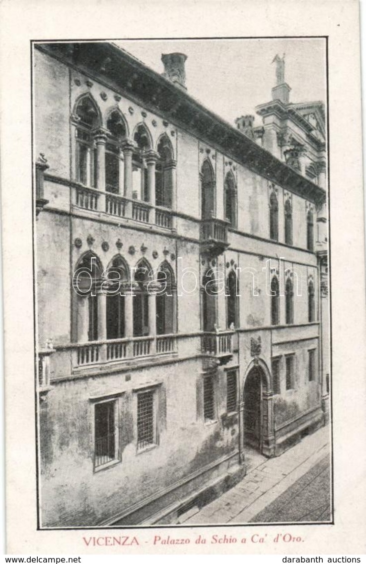 ** T1 Vicenza Palazzo Da Schio Detto Ca D'Oro - Ohne Zuordnung