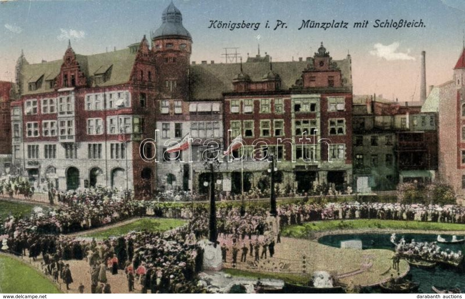 ** T2/T3 Kaliningrad, Königsberg I. Pr.; Münzplatz Mit Schlossteich / Square With Lake (EK) - Non Classificati