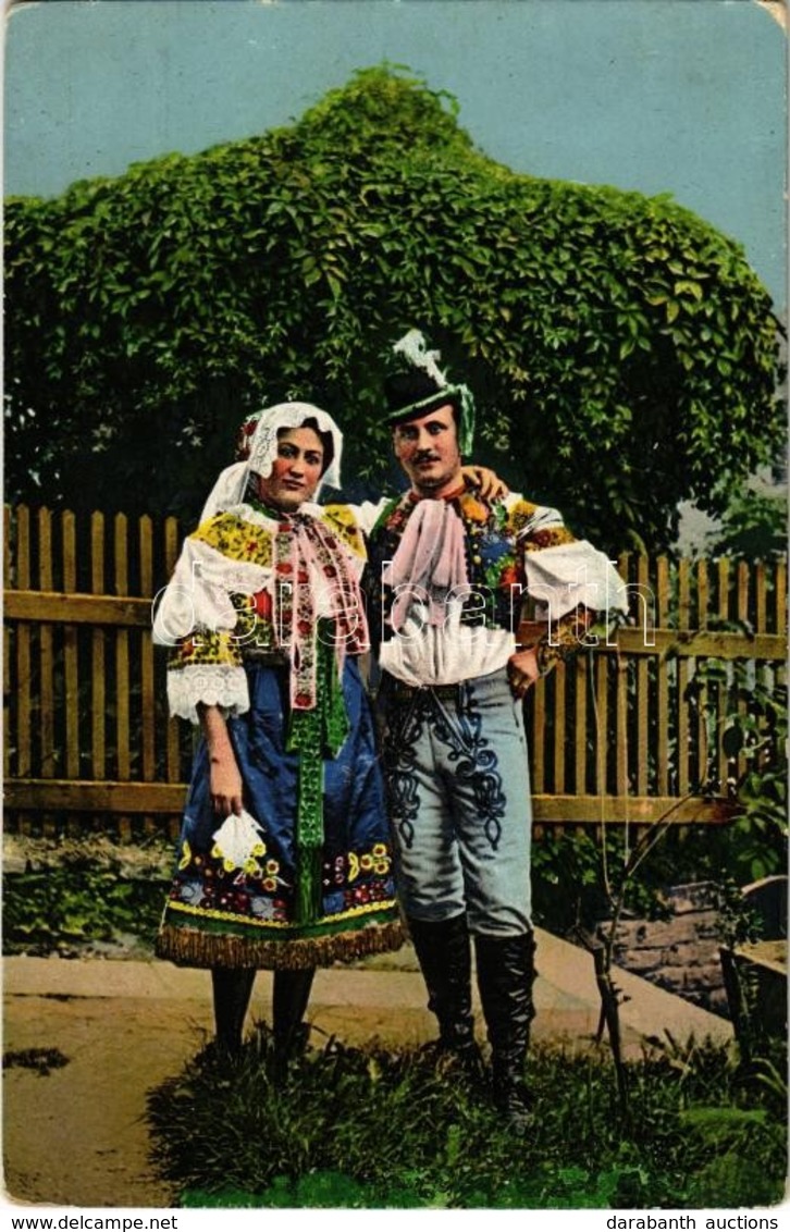 ** T2/T3 Uhersko Slovensky Kroj / Magyar Szlovák Népviselet / Hungarian Slovak Folklore, Traditional Costume (r) - Ohne Zuordnung