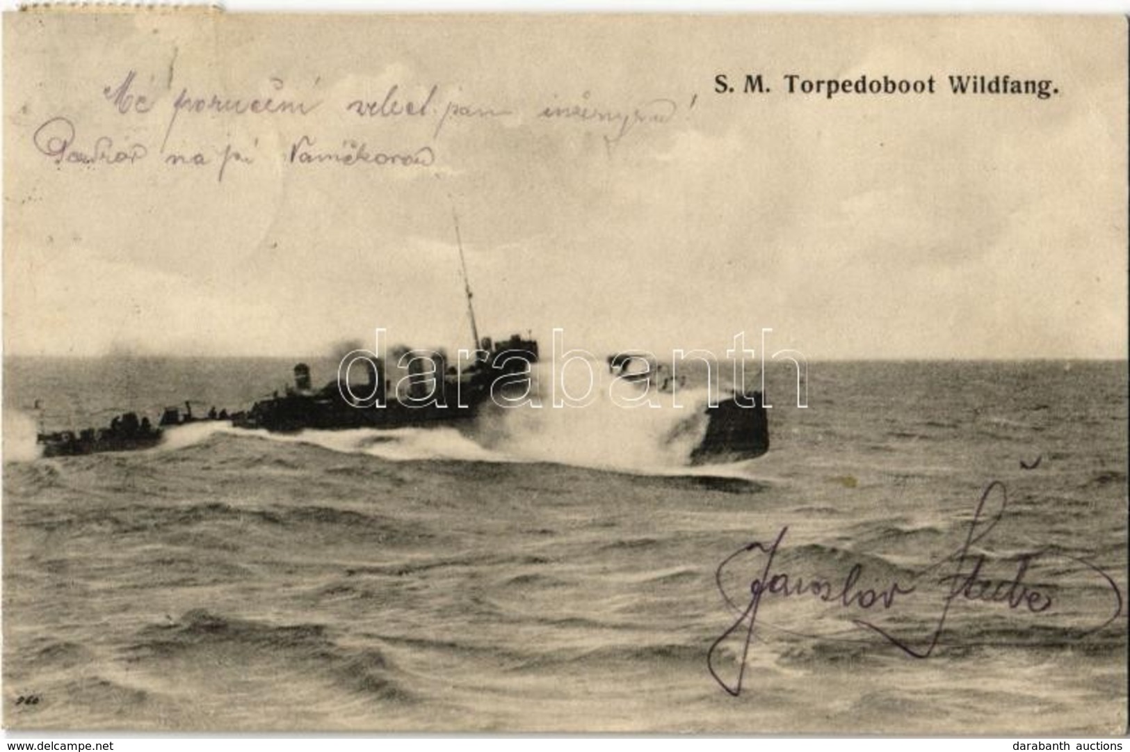 T2 SMS Wildfang, Osztrák-Magyar Monarchia Huszár-osztályú Rombolója / K.u.K. Kriegsmarine Zerstörer SM Torpedoboot Wildf - Non Classificati