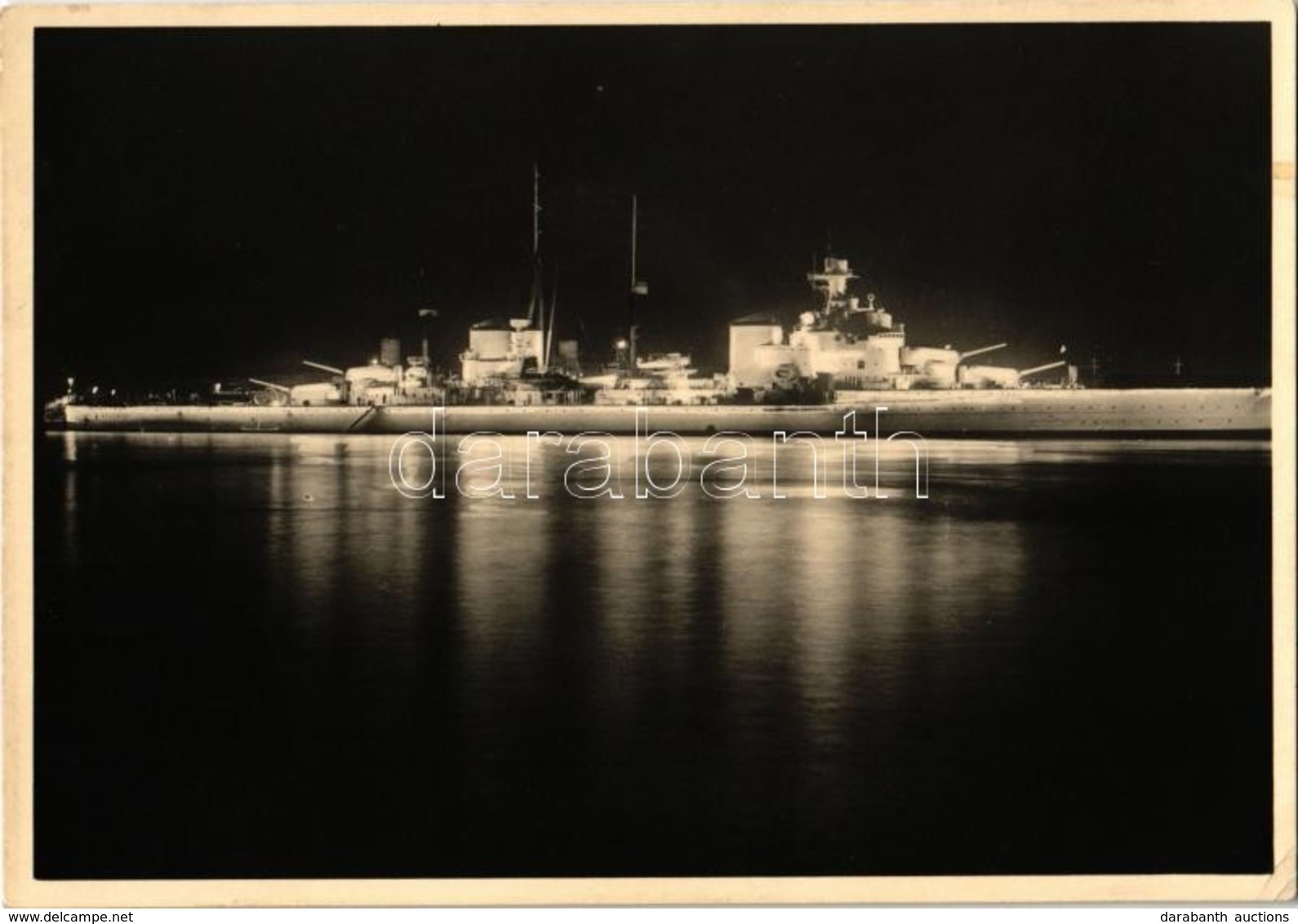 ** T2/T3 R. Marina Italiana / WWII 'Bolzano' Heavy Cruiser Of The Italian Royal Navy (Regia Marina). Vera Fotografia (EK - Non Classificati