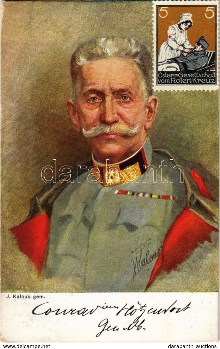 * T2 Generalstabchef Conrad Von Hötzendorf. Kriegshilfsbüro Nr. 282. K. F. A. Heerführer-Serie S: J. Kalous - Non Classificati