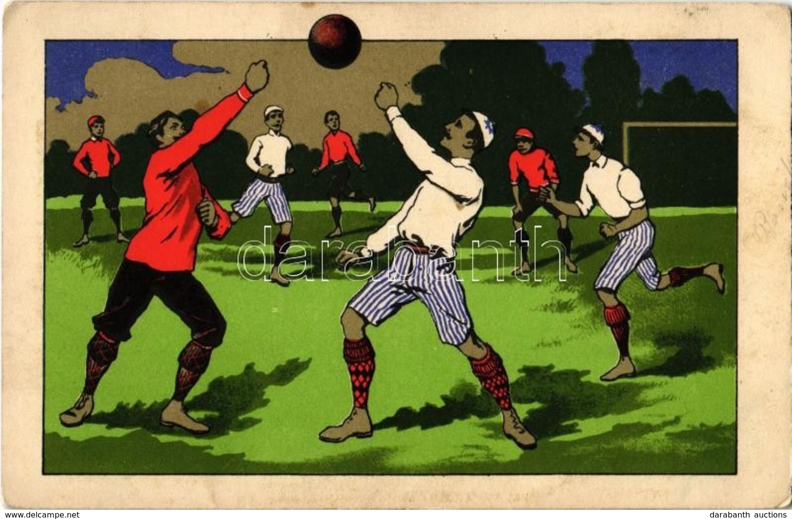 T2/T3 1907 Football Match. Serie 1421. Litho - Non Classificati