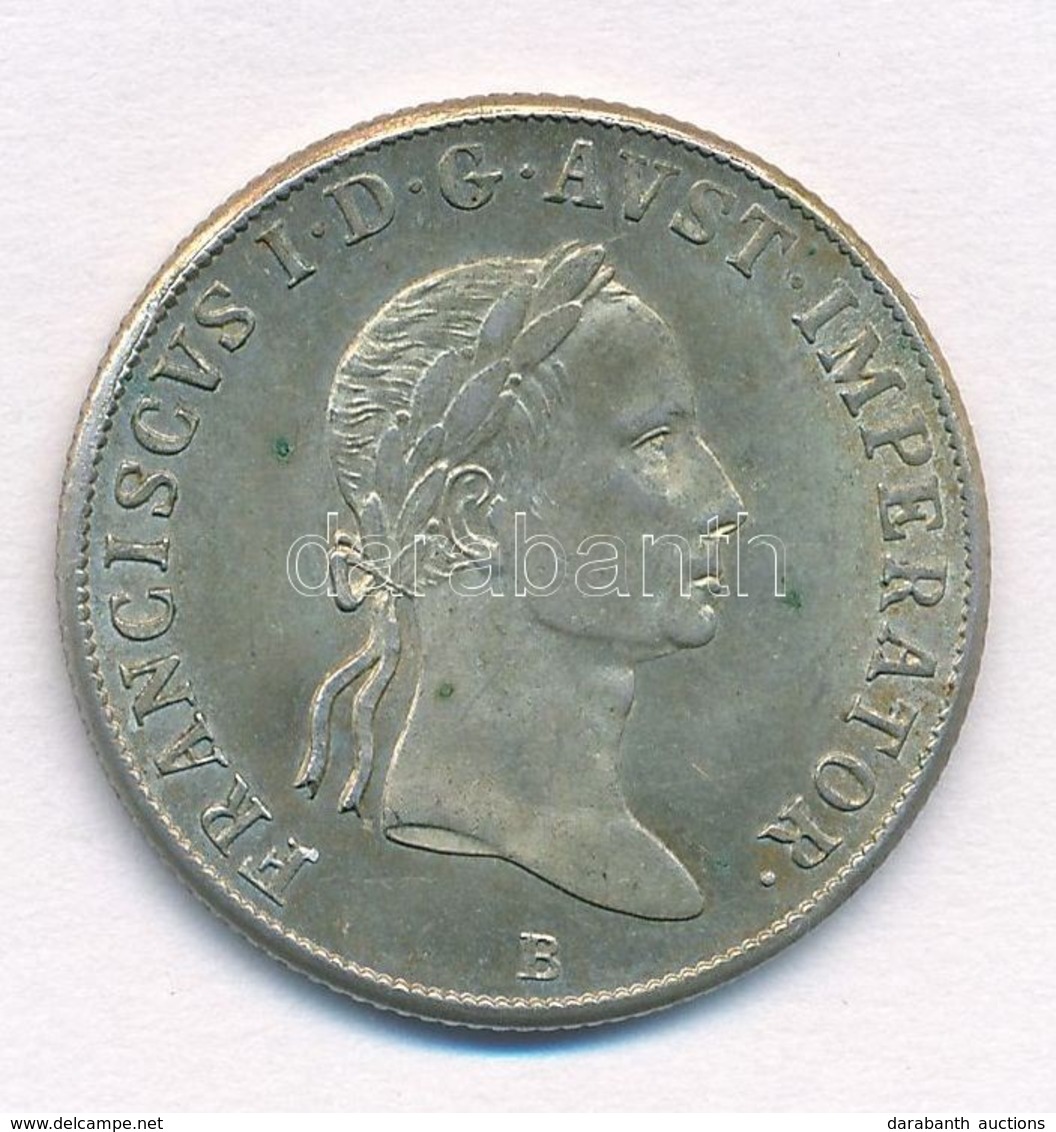 1833B 20Kr Ag 'I. Ferenc' (6,71g) T:1-
Huszár: 1982., Unger III.: 1381.a - Zonder Classificatie