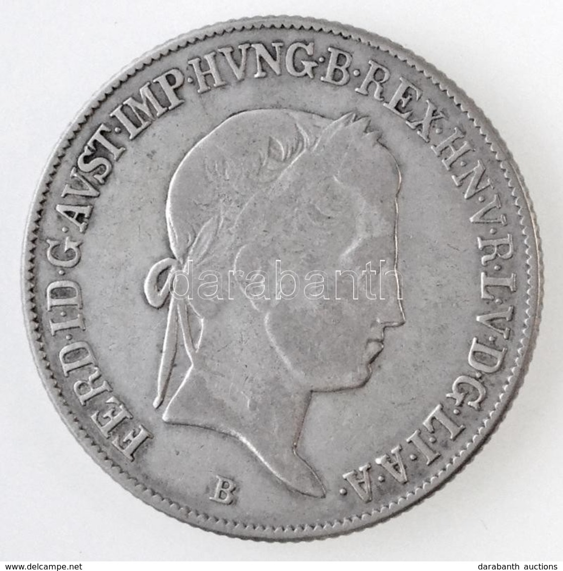 1837B 20kr Ag 'V. Ferdinánd' (6,63g) T:3 
Huszár: 2081., Unger III.:1419. - Ohne Zuordnung