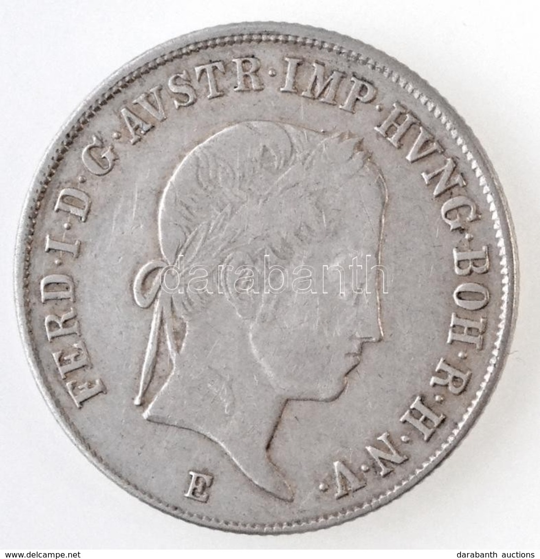 1840E 20Kr Ag 'V. Ferdinánd' (6,64g) T:2- 
Huszár: 2084., Unger III.: 1421.b - Ohne Zuordnung