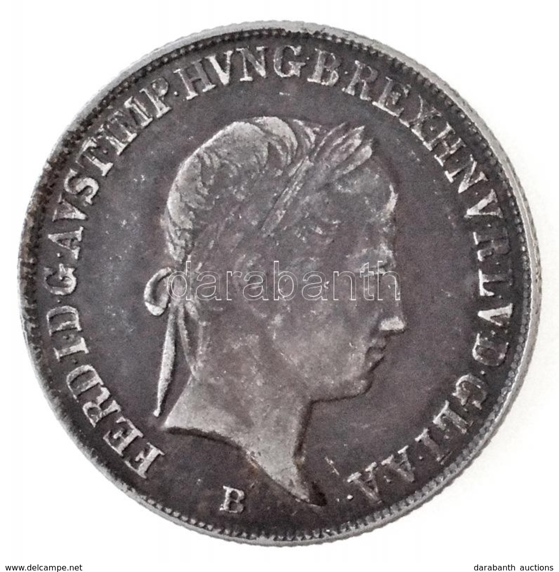 1841B 20kr Ag 'V. Ferdinánd' (6,64g) T:2- Patina
Huszár: 2081., Unger III.: 1419. - Non Classificati