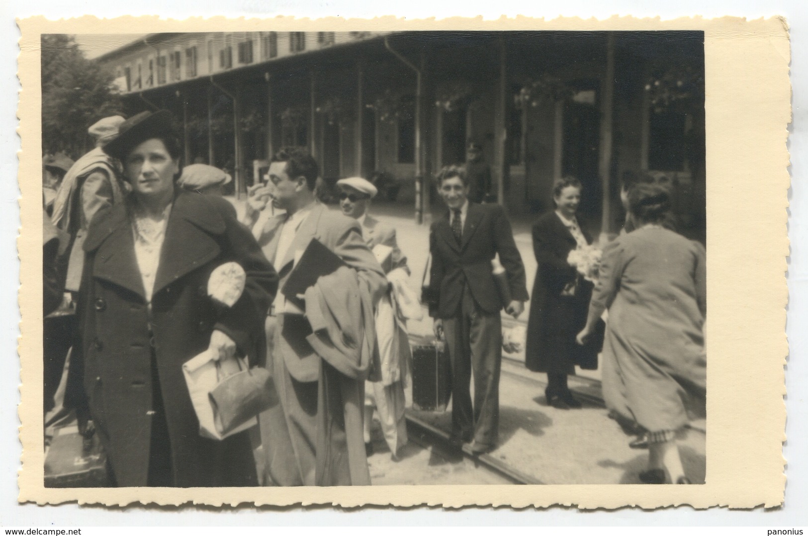 OSIJEK Croatia - Railway Station Bahnhof, 1930s - Croatia