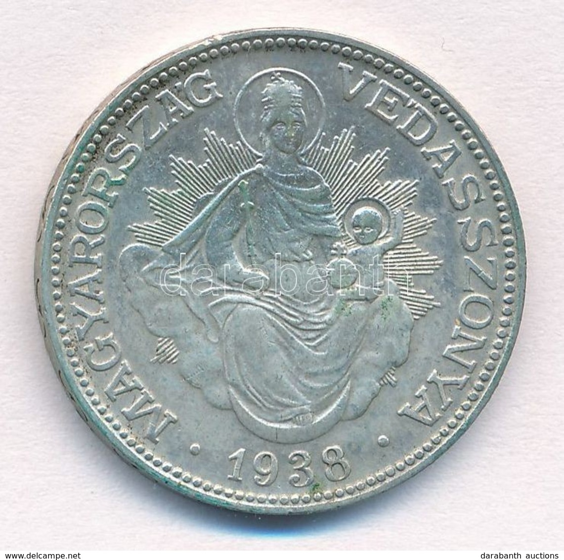 1938. 2P Ag 'Madonna' T:1-,2
Adamo P7 - Non Classificati