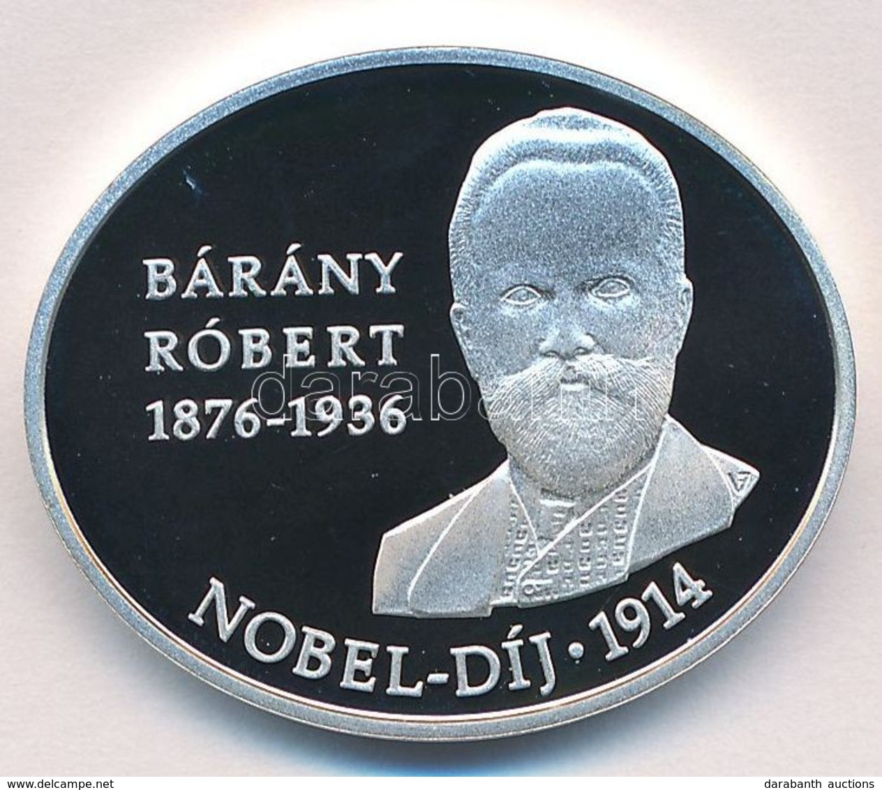 2014. 5000Ft Ag 'Bárány Róbert Nobel-díj 1914' Tanúsítvánnyal T:PP - Non Classificati