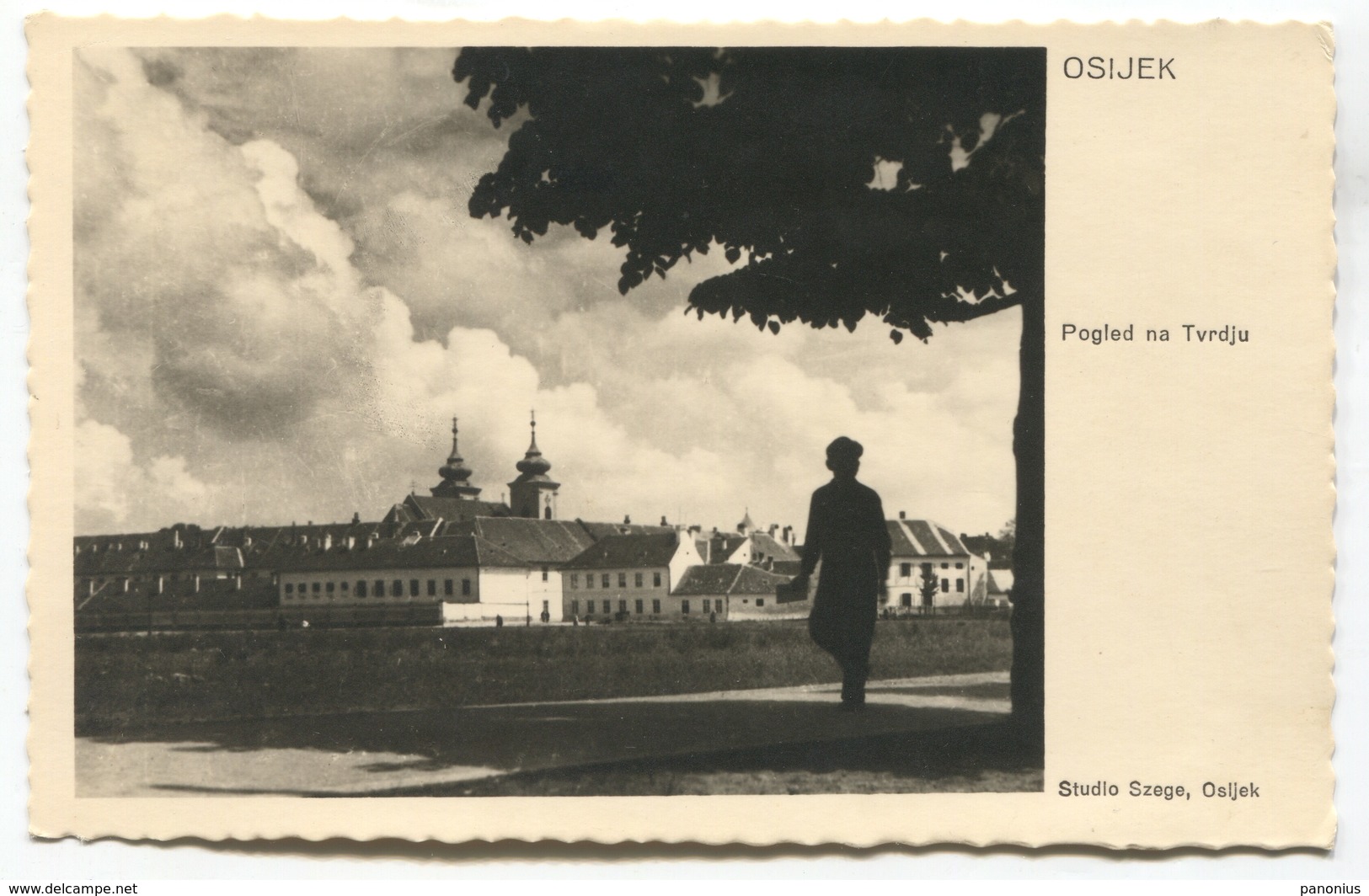 OSIJEK Croatia - Tvrđa Old City, Photo Szege,1930s - Croacia