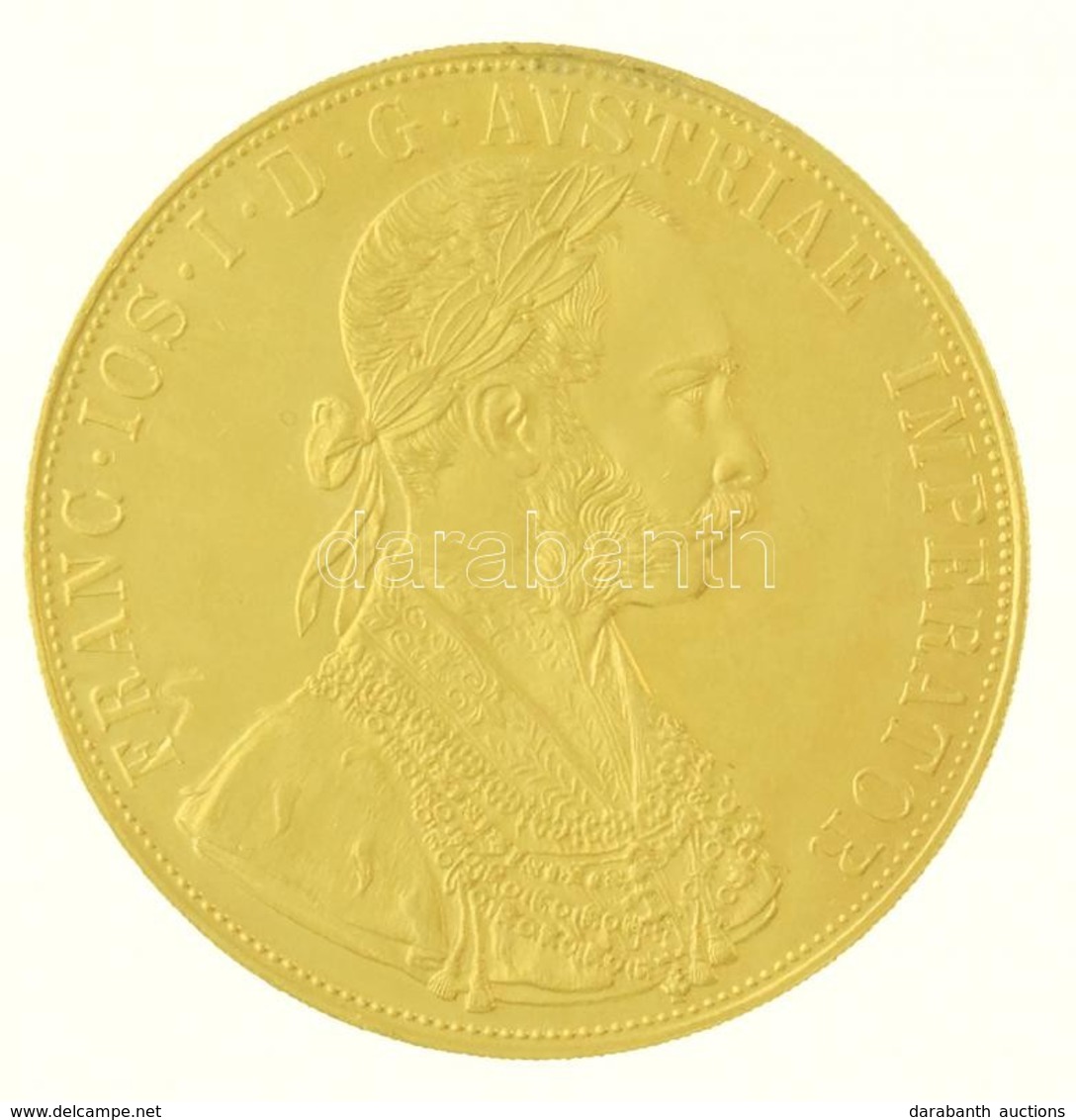 Ausztria 1915. 4D Au 'Ferenc József' Utánveret (13,96g/0.986) T:2 Karc, Kis Ph.
/ Austria 1915. 4 Ducat Au 'Franz Joseph - Non Classificati