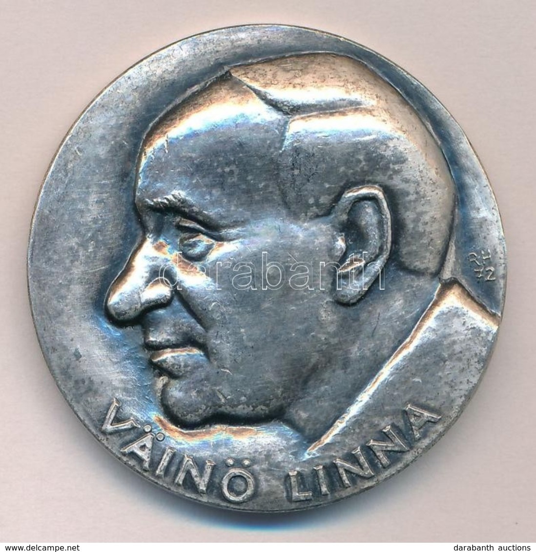 Finnország 1972. 'Väinö Linna' Peremén Jelzett Ag Emlékérem (54,4g/0.999/45mm) T:2
Finland 1972. 'Väinö Linna' Hallmarke - Non Classificati