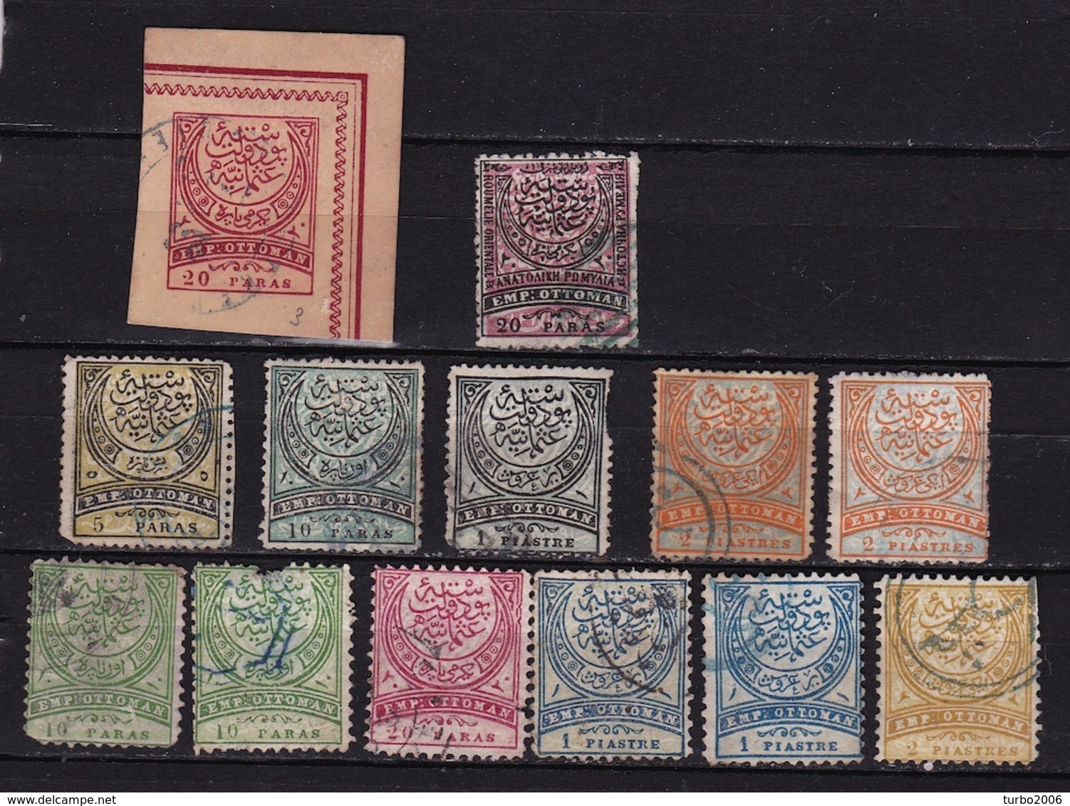 TURKEY 1880-1890 Interesting Classic Used Lot As Shown On 2 Scans - Andere & Zonder Classificatie