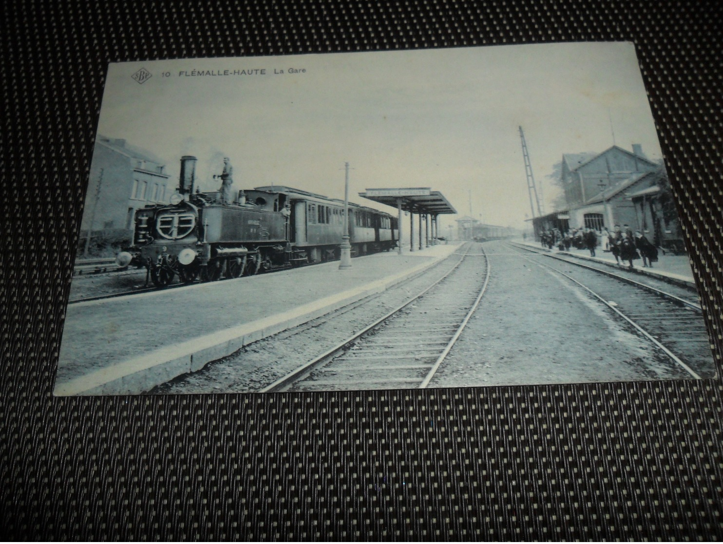 Flémalle - Haute  La Gare  Station  Statie  S B P N° 10  - Train à Vapeur  Trein  Locomotief - Flémalle