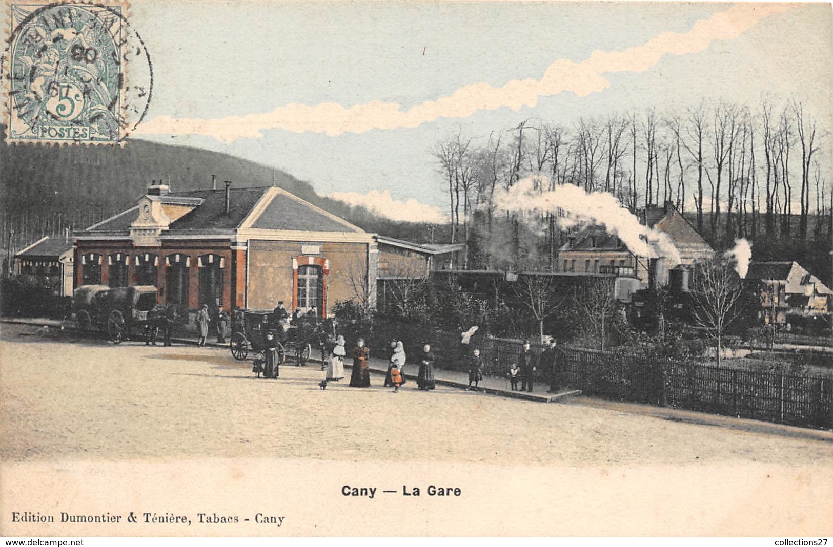 76-CANY- LA GARE - Cany Barville