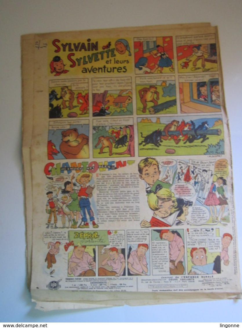 Magazine Hebdomadaire FRIPOUNET ET MARISETTE 1957 - N° 26 (En L'état) - Fripounet