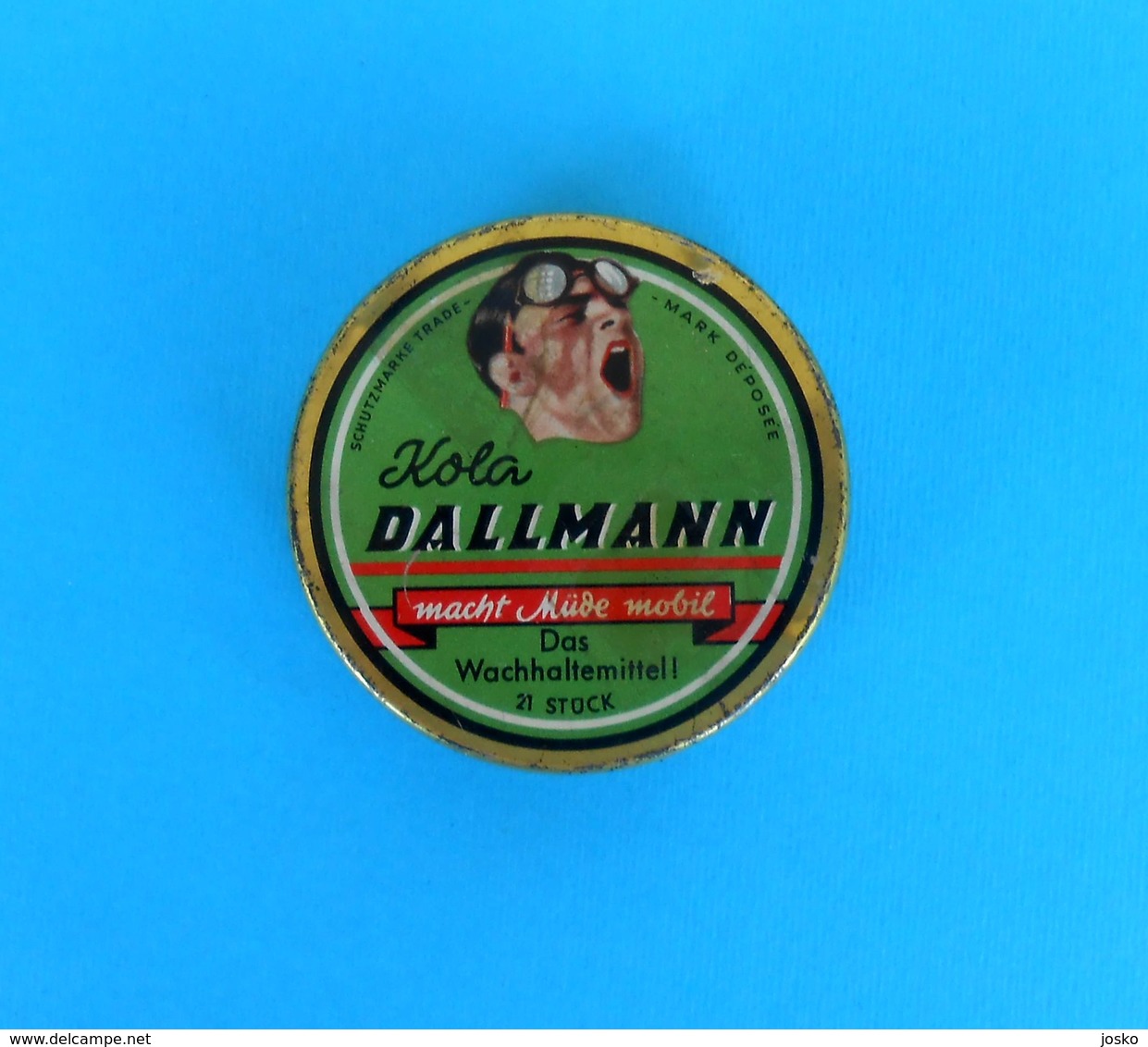 DALLMANN KOLA - Germany Vintage Pharmacy Tin Box * Pharmacie Apotheke Farmacia Medicine Medecine Medicina Deutschland - Cajas