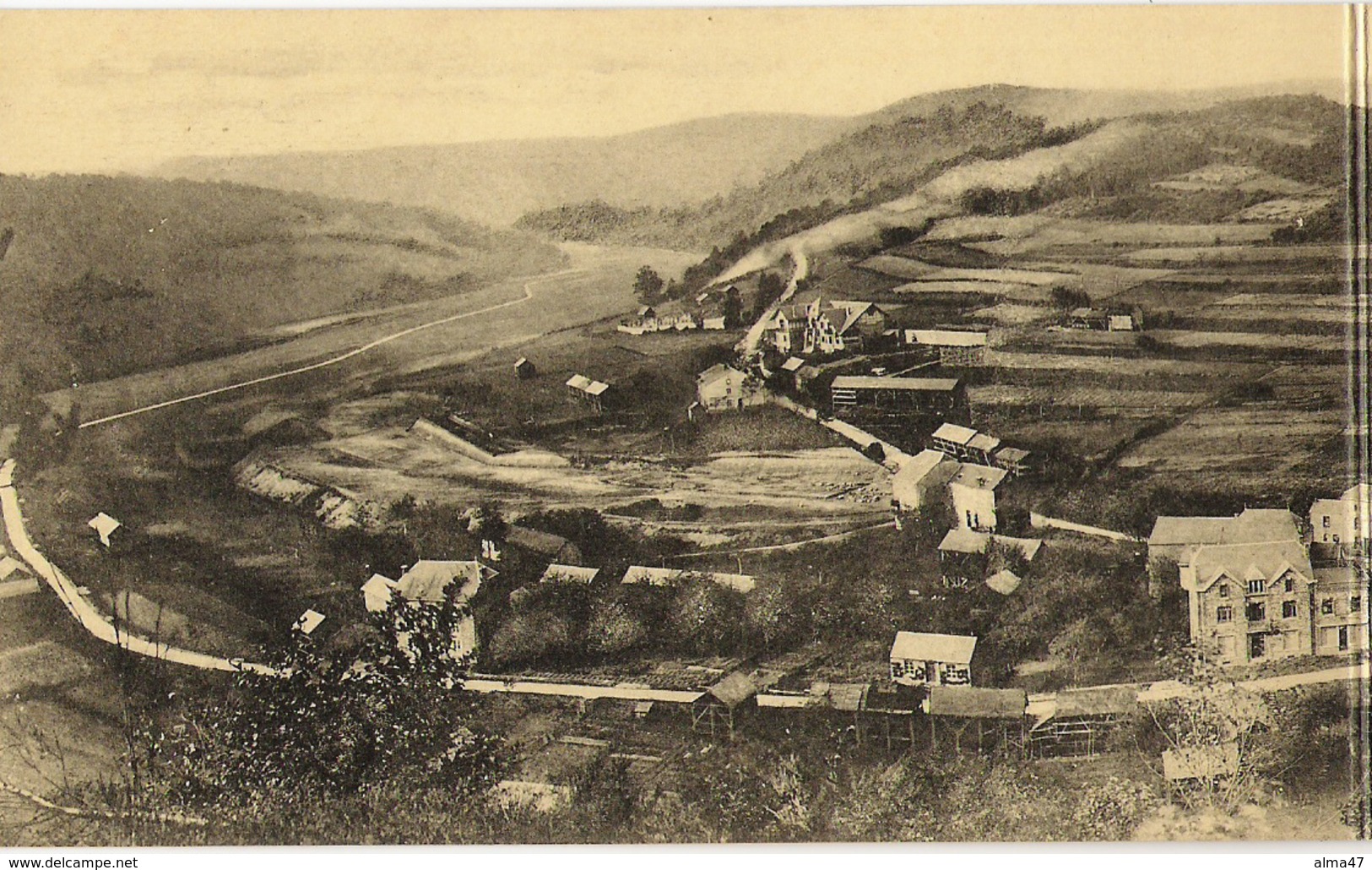 Bohan-sur-Semois - Panorama Très étendu En 4 Cartes Reliées 4 SCAN - Pas Circulé -  Nels Ed. E.J. Bohan - SUPER Et RARE - Vresse-sur-Semois