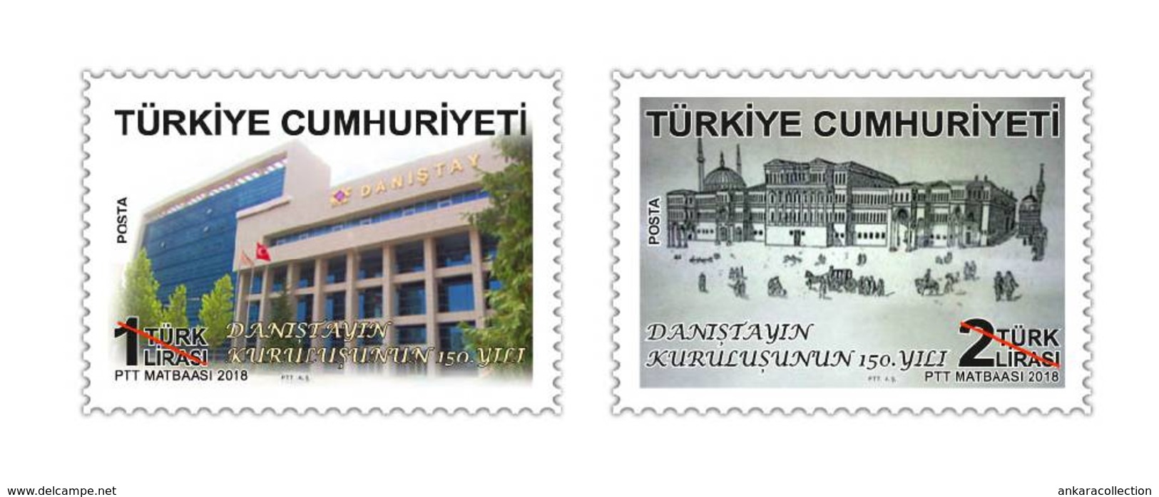 AC - TURKEY STAMP - 150th ANNIVERSARY OF COUNCIL OF STATE MNH 10 MAY 2018 - Ongebruikt