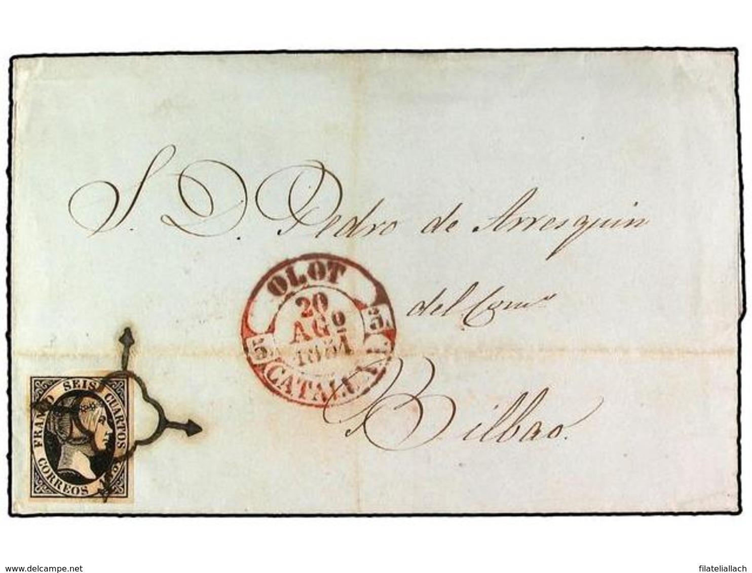 SPAIN: PREPHILATELIC MARKS  DP05 CATALUÑA - ...-1850 Prephilately